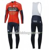 Set Langarmtrikot + Trägerhose Lange 2018 Bahrain-Merida N001